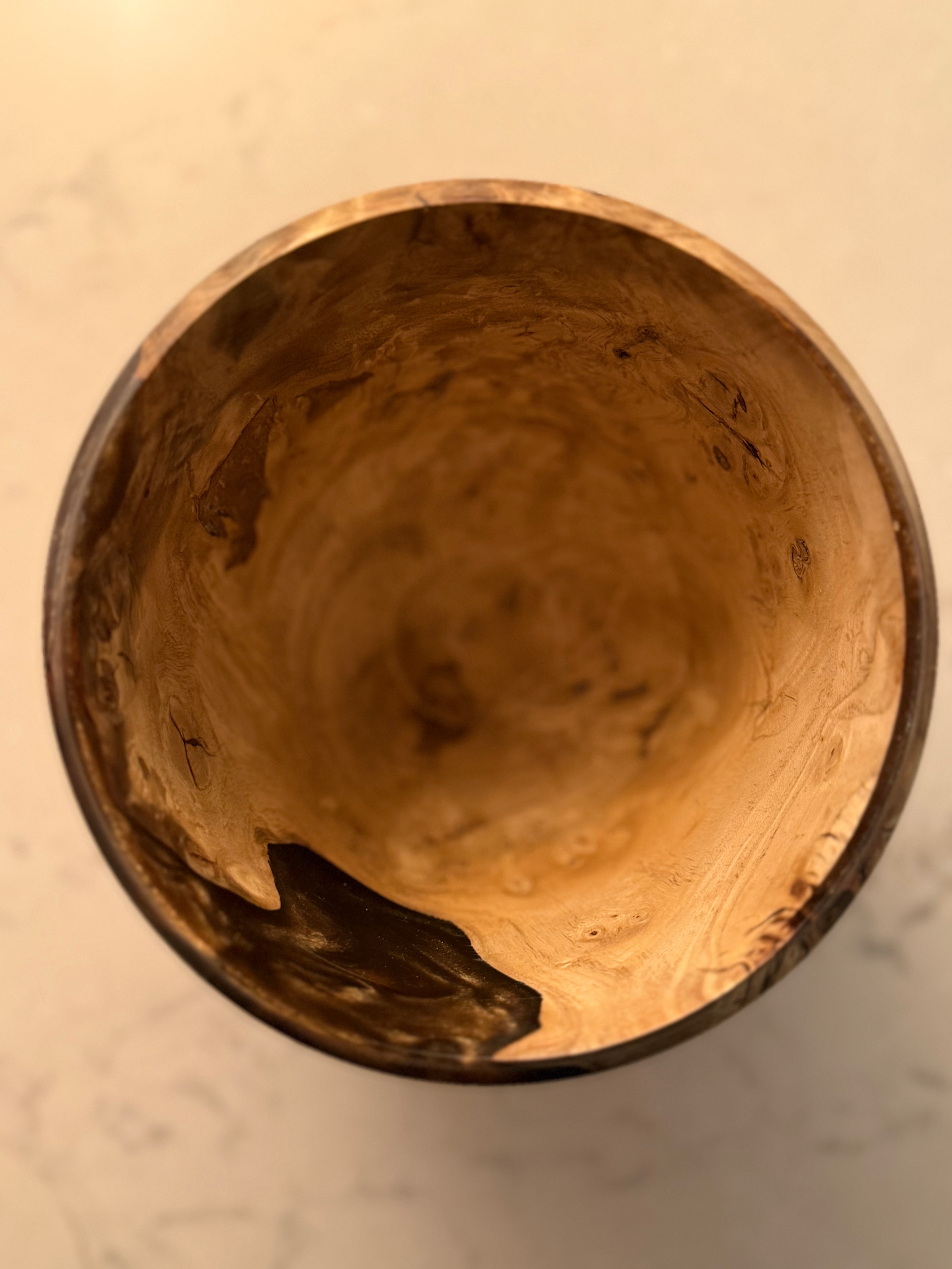 Wood and epoxy items.